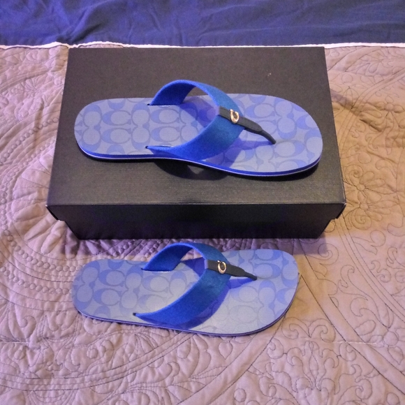 Coach Shoes Coach Zoe bed Flip Flops Sandals Poshmark